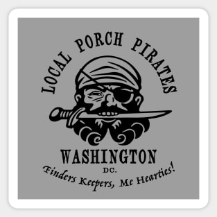 Porch Pirates. Washington Sticker